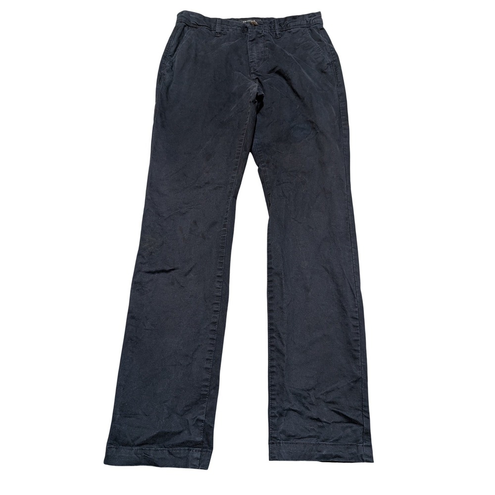 Aeropostale Slim Straight Chinos Navy Blue Mens Size 29x32